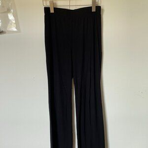 St. John knit black pants with elastic waist, size S-M